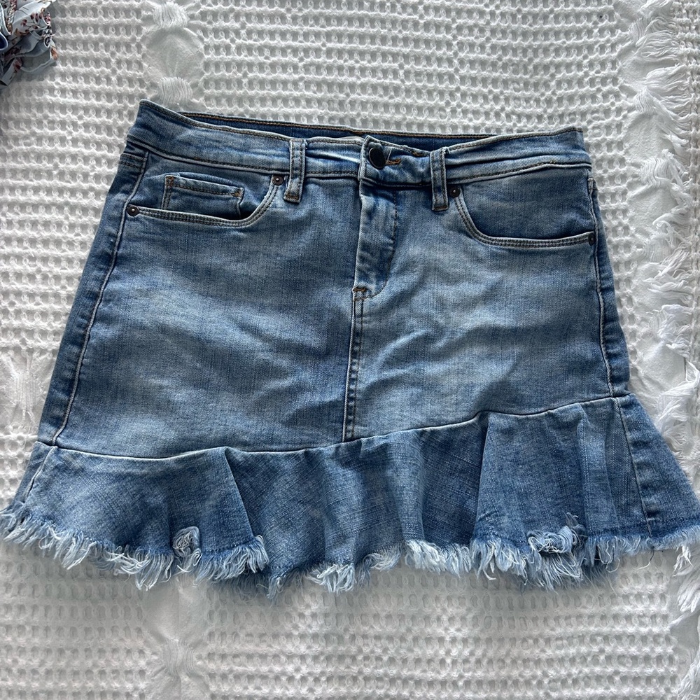 Chelsea & Violet Jean skirt
